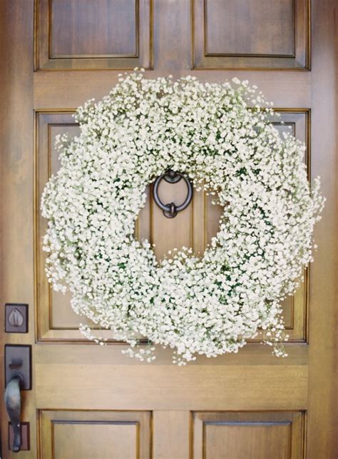 Babys Breath Wreath - Elizabeth Anne Designs: The Wedding Blog