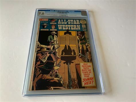 ALL STAR WESTERN 10 CGC 7 0 1ST APPEARANCE JONAH HEX DC COMICS BATLASH