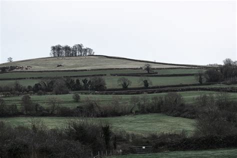 Kelston Round Hill Photographed On A Dull Bleach Bypass S