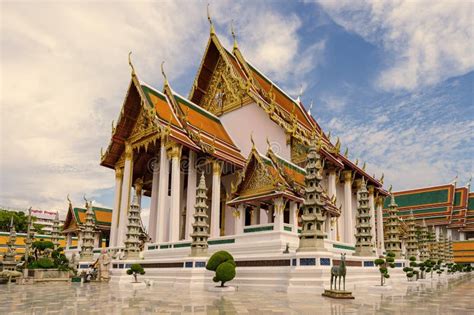 Thai Buddhist Temple Bangkok Thailand Wat Suthat Most Impressive