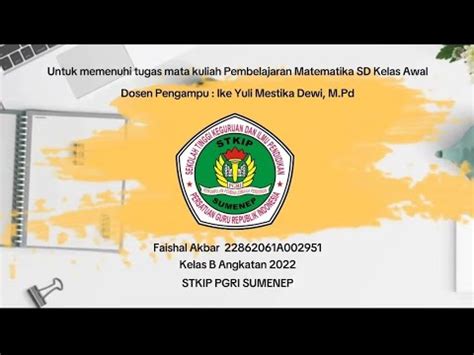 Faishal Akbar A B Pembelajaran Matematika Sd Kelas