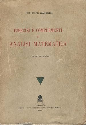 Esercizi E Complementi Di Analisi Matematica AbeBooks