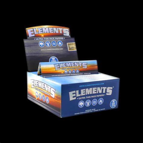 elements king size rolling papers proper selections