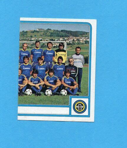 PANINI CALCIATORI 1983 84 Figurina N 336 SQUADRA TEAM DX VERONA NEW