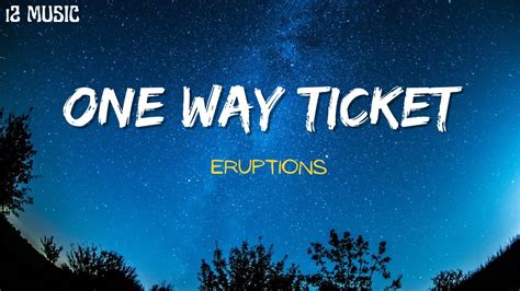 One Way Ticket Eruption Lyrics Youtube