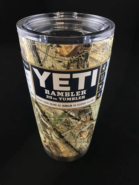 Custom Hydro Dipped Real Tree Camo Yeti Rambler Oz Stainless Steel