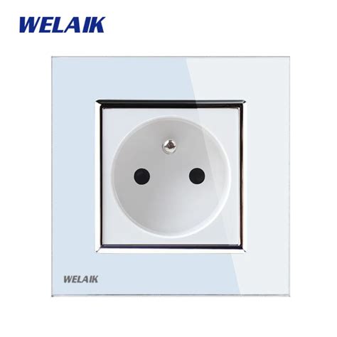 Welaik Eu Wall Socket Wall Power Socket New Outlet French Standard