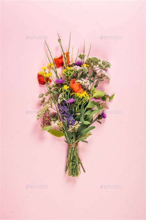 wild flowers bouquet Stock Photo by klenova | PhotoDune