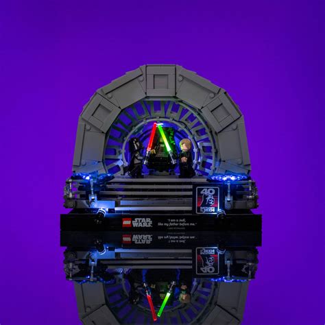 lmb  light kit  lego star wars emperors throne room diorama