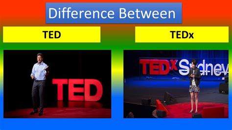 Difference Between Ted And Tedx Youtube