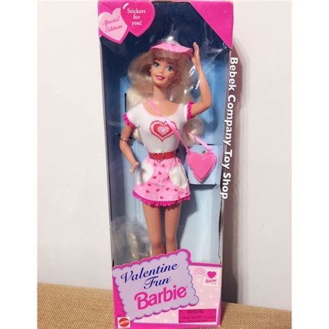 Mattel 1996年 Valentine Fun Barbie 情人節 絕版 古董 芭比娃娃 全新未拆 盒裝 老芭比 興趣及遊戲 玩具