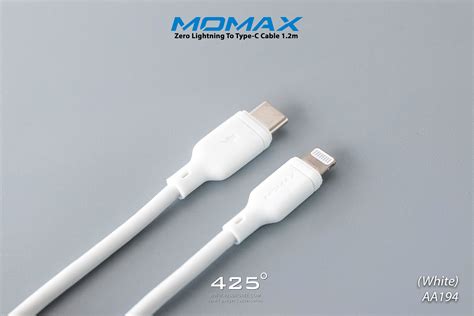 Momax Zero Lightning To Type C Cable 12m สายชาร์จ Usb C To Lightning รีวิวชัด คัดของดี สั่ง