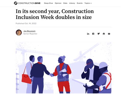 Constructiondive In Its Second Year Construction Inclusion Week