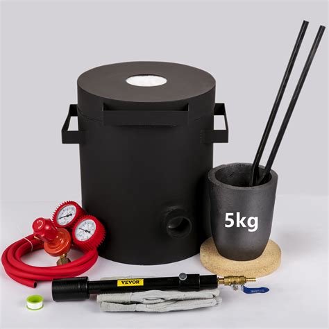 Vevor Propane Melting Furnace Kg F Metal Foundry Furnace Kit