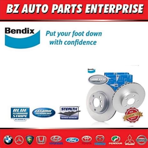 Bendix Swiftfit BR9410 Front Disc Rotor Toyota Vios NCP93 NCP150 G S