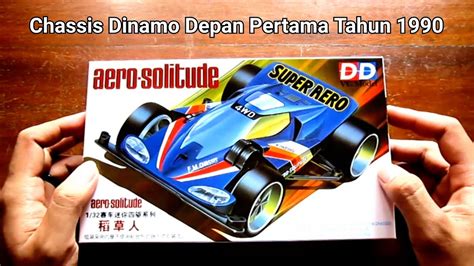 Merakit TAMIYA Mini 4WD AERO SOLITUDE Merk DD FM Chassis TAMIYA