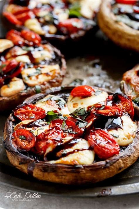 Caprese Stuffed Garlic Butter Portobellos Cafe Delites Recipe Cloud App