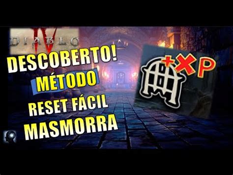 Diablo Novo M Todo De Reset De Masmorra Xp R Pido Farm Solo