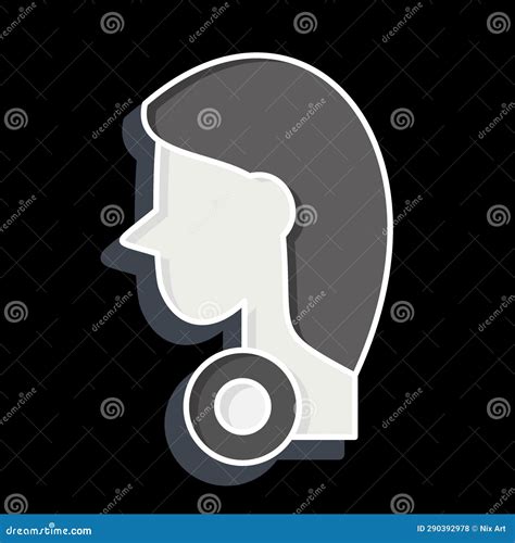 Icon Sore Related To Body Ache Symbol Glossy Style Simple Design