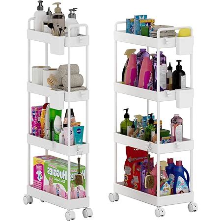 Amazon Spacekeeper Tier Storage Cart Bathroom Storage Organizer