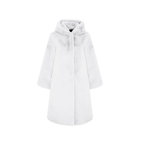 Manteau High Society Paloma Blanc Pour Femme