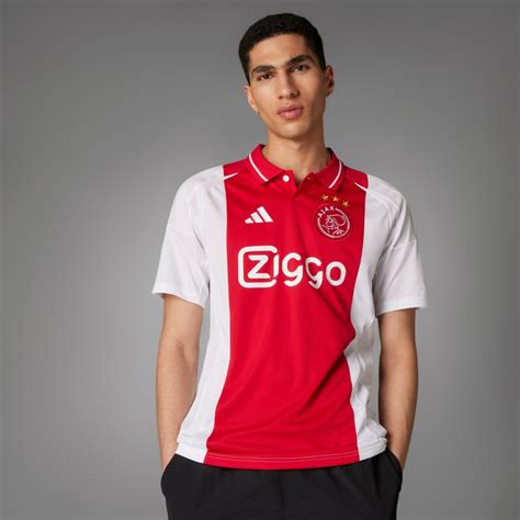 Clothing Ajax Amsterdam 2425 Home Jersey White Adidas South Africa