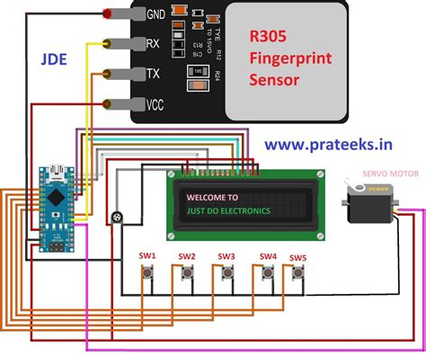 Fingerprint Module Circuit Diagram