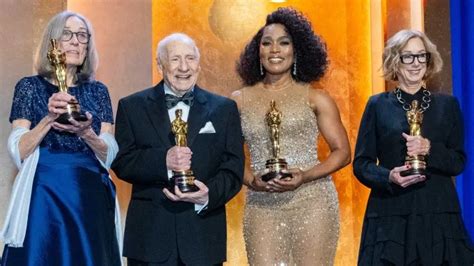 Angela Bassett Mel Brooks And Michelle Satter 2024 Governors Awards