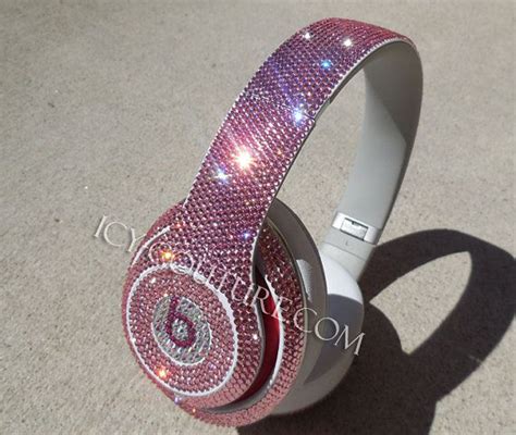 Sparkling Pink Swarovski Bling Beats Custom By Icycouture On Etsy