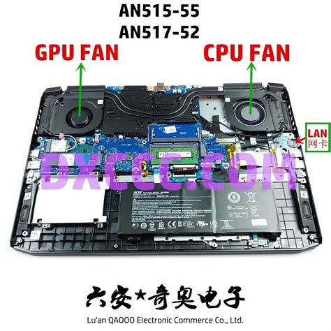 Quạt Tản Nhiệt CPU Cho ACER Nitro 5 AN517 41 AN517 52 AN515 55