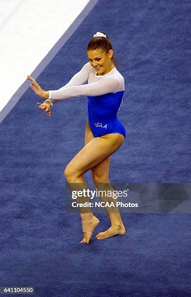 Jamie Dantzscher Of Ucla Competes In The Floor Exercise During The