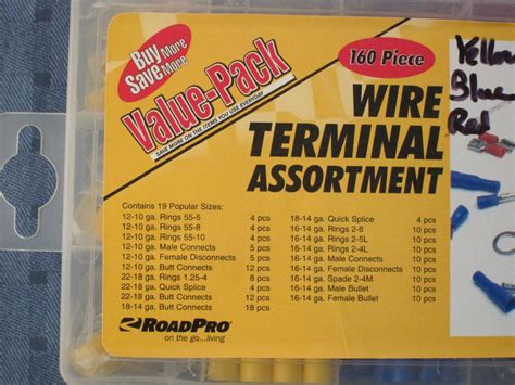 Amazon Roadpro Rp Piece Wire Terminal Assortment