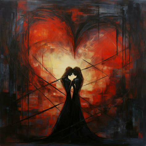 Evoking the emotions of love and longing through abstract 30686856 ...