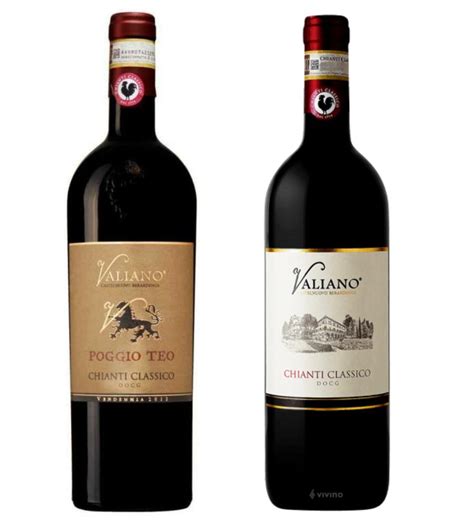 Wino Valiano Chianti Classico Poggio Teo Zestaw 2 X 0 75l W