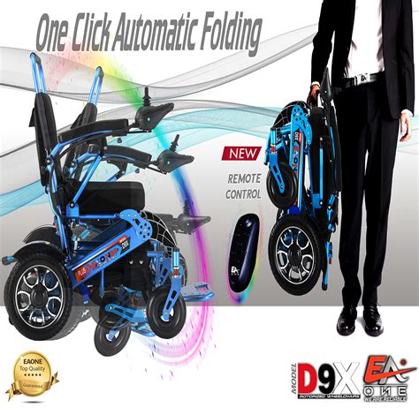 Buy Eaone D9x Pro One Click Automatic Folding Electric Wheelchair