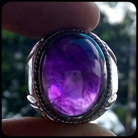 Jual Cincin Permata Kecubung Amethsyt Kalimantan Pangkalan Bun Hq Promo