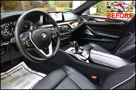 BMW F10 550i Sedan - 3M 1080 Gloss Carbon Fiber Interior Vinyl Car Wrap ...