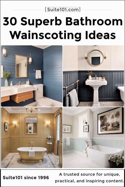 30 Bathroom Wainscoting Ideas That Are Brimming with Charm