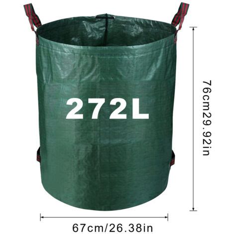 X Sac De Jardin L Avec Anses Xxl Conteneur Gazon Sac D Chets De