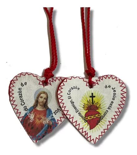 Escapulario Detente Sagrado Corazón De Jesus MercadoLibre