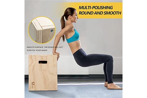 Holleyweb In Wood Plyo Box Plyometric Jump Box Non Slip For