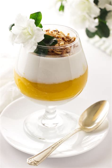 Coconut Mango Panna Cotta Savor The Best