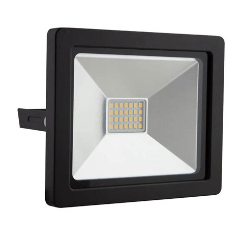 EUROLUX 20W LED Floodlight 4000K Black Hardware Connection