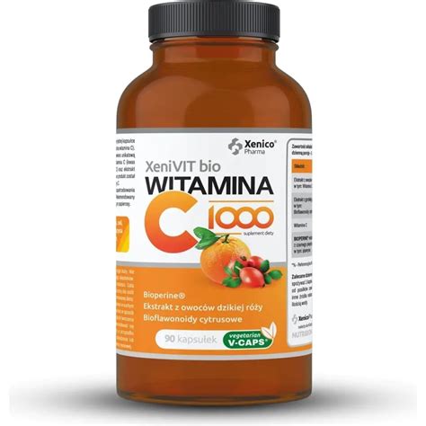 Witamina C 1000 mg 90 kapsułek Apteka Zdrowie