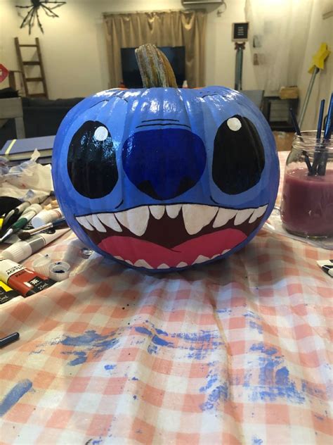 14+ Stitch Pumpkin Painting - BeverleeEve