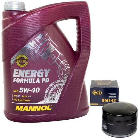 Engineoil Engine Oil MANNOL Energy Formula PD 5W 40 API SN 5 Lite 30 95