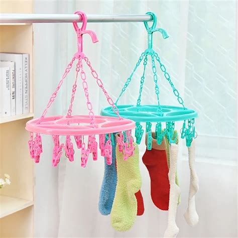 Clip Folding Drying Rack Multi Functional Underwear Socks Clip