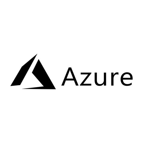 Microsoft Azure Black Logo Vector 26783358 Vector Art At Vecteezy