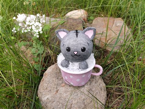 Котик - садовая фигурка | Пикабу