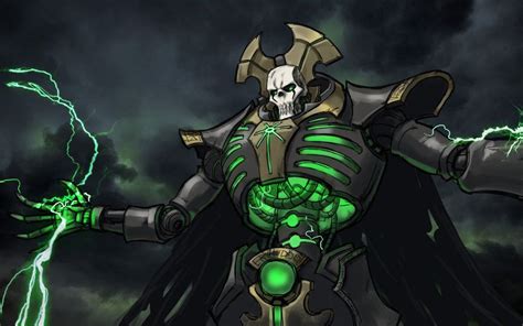 Necron Overlord By Thevampiredio Deviantart On DeviantArt